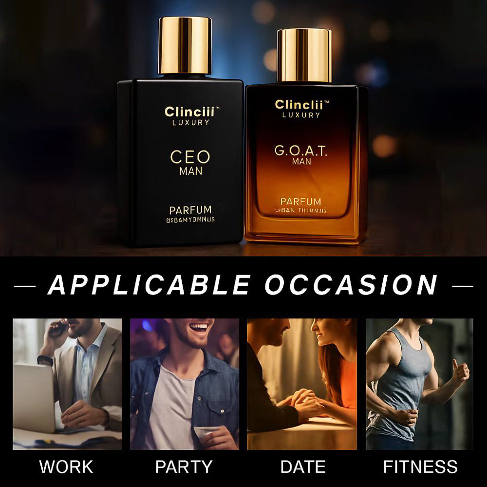 Gentlemen’s Fragrance Set with CEO MAN Perfume & G.O.A.T MAN Aroma