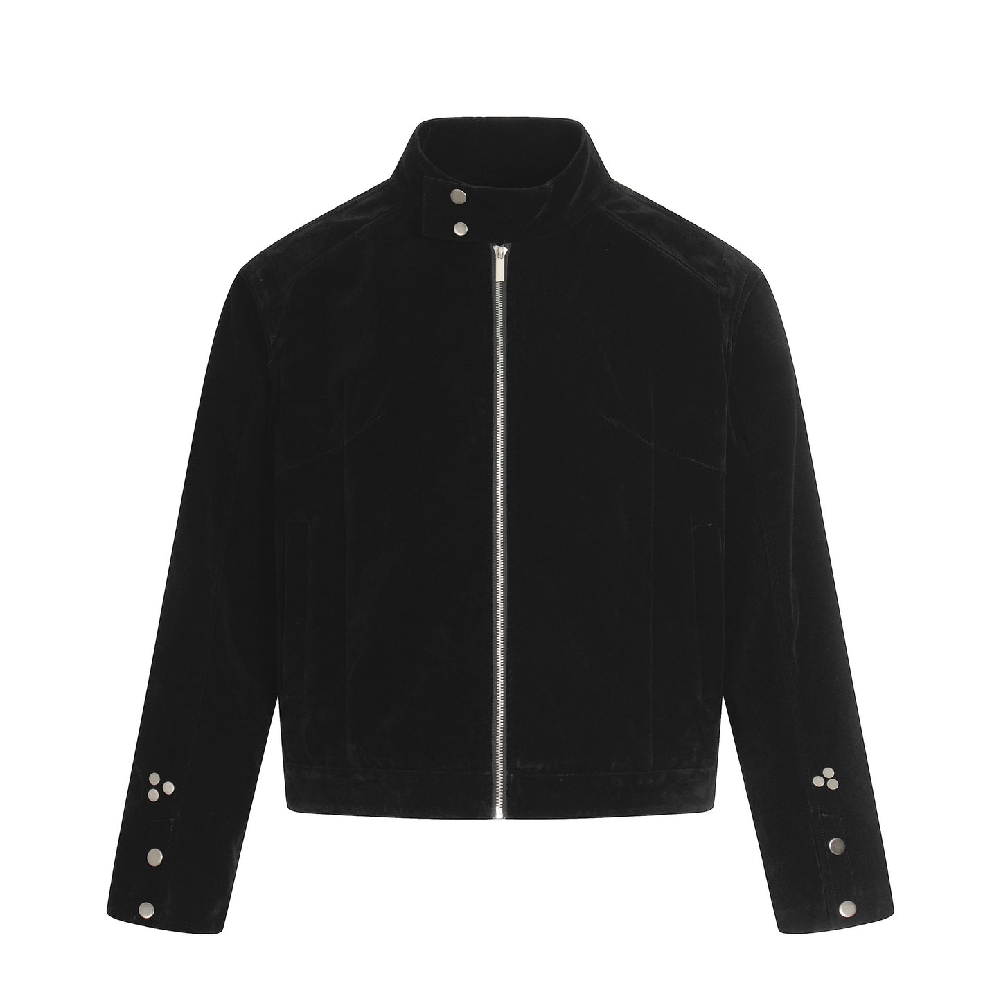 Retro Suede Composite Deconstructed Jacket Design Unisex Short Wide Casual Outerwear